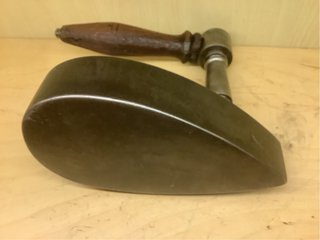 Plancha antigua belga de hierro fundido