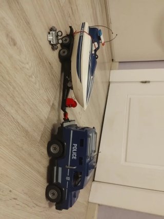 Coche de Policía y Lancha Playmobil 5187