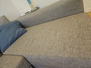 Sofá Cama Ikea FRIHETEN Chaiselongue Gris