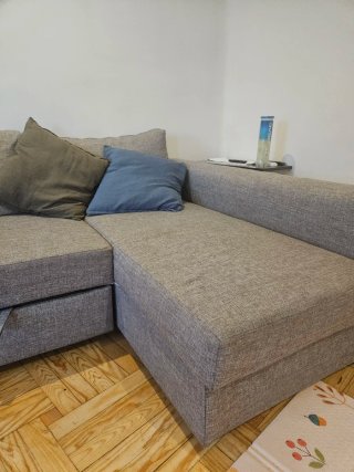 Sofá Cama Ikea FRIHETEN Chaiselongue Gris