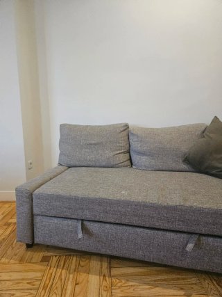 Sofá Cama Ikea FRIHETEN Chaiselongue Gris