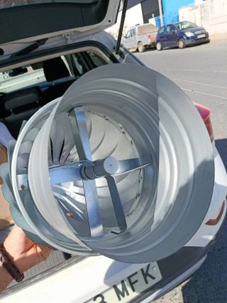 Sombrerete para chimenea metálico