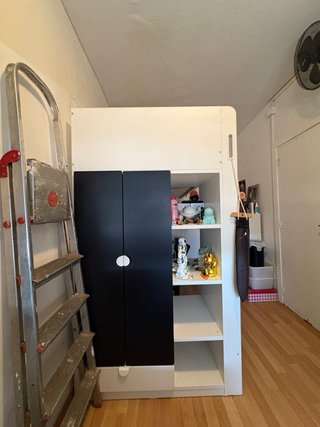 Litera con escritorio IKEA