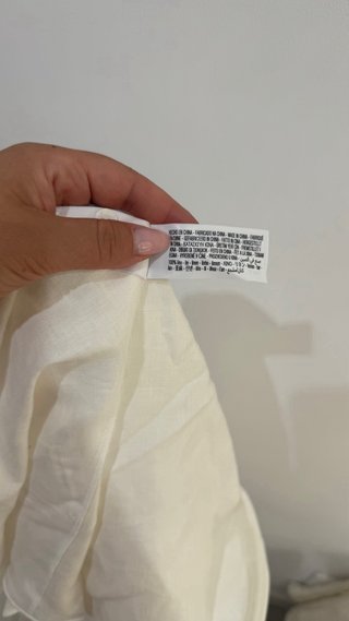 Vestido Massimo Dutti Blanco