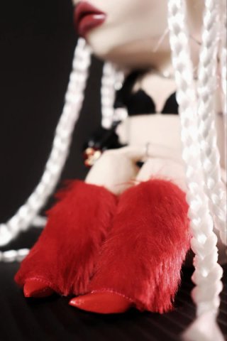 Muñeca artesanal arcilla 21 cm