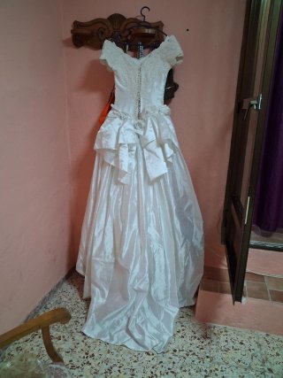 Vestido de Novia Palabra de Honor Blancoarrasregal