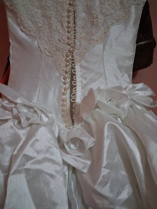Vestido de Novia Palabra de Honor Blancoarrasregal