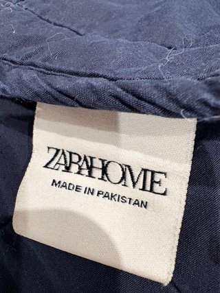 Colcha cama 90/105 x200 Zara Home azul marino