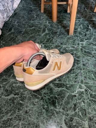 New Balance 996 beige/oro - Taglia 38 donna