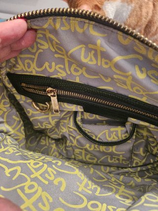 Bolso de piel verde Custo Barcelona