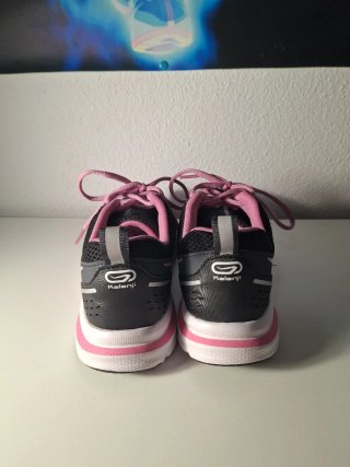 Zapatillas Kalenji negras y rosas 38