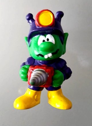 Bully Astrosniks Personaggi Gomma PVC vintage