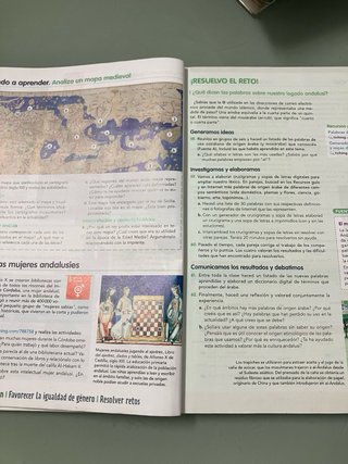 Libro de geografía e historia de 2 de la ESO