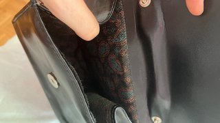 Bolso de mano negro