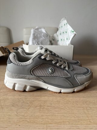 Zapatillas El Ganso Talla 40 Gris/Blanco