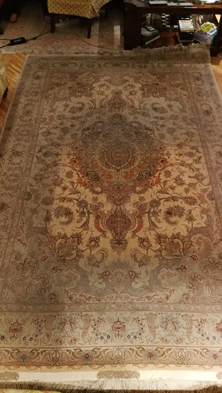 Alfombra Persa Tabriz Seda Muy Fina