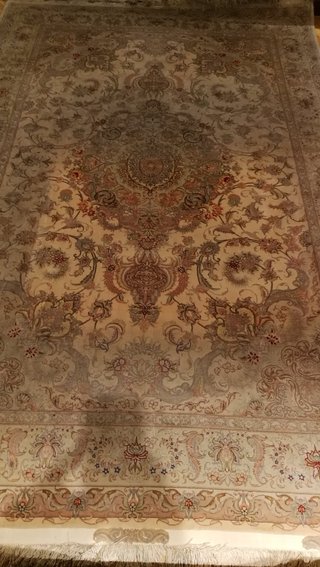 Alfombra Persa Tabriz Seda Muy Fina