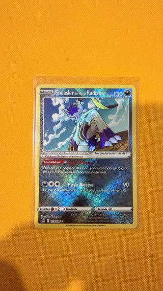 Carta Pokémon Sneasler de Hisui Radiante 130
