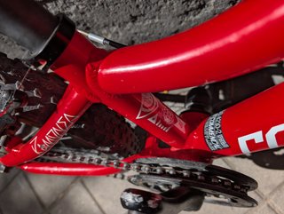 Bicicleta Commencal Ramones 16 pulgados rojo