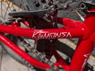Bicicleta Commencal Ramones 16 pulgados rojo
