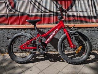 Bicicleta Commencal Ramones 16 pulgados rojo
