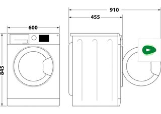 Lavadora Indesit 7kg 1200rpm
