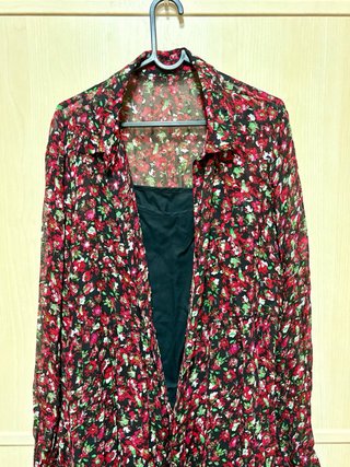 Vestido estampado floral elegante