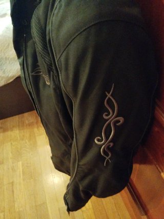 Chaqueta Moto Mujer Negra