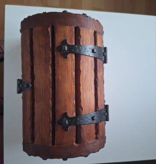 Caja baúl madera decorativa