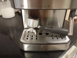 Cafetera Espresso Negra
