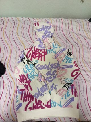 Sudadera Zara Beige Talla 9-10 Años