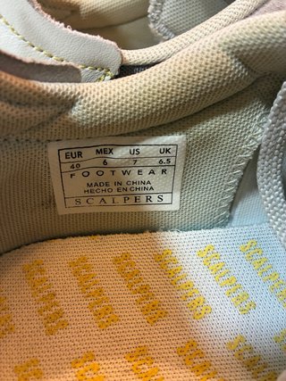 Zapatillas Scalpers Beige/Gris