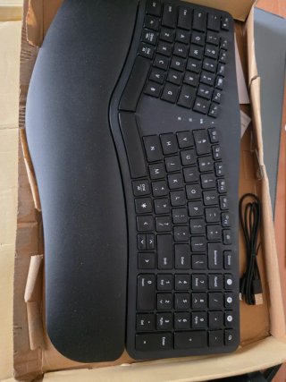 Teclado Ergonómico B.O.W HD315 Negro