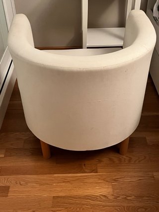 Butaca Ikea beige tela