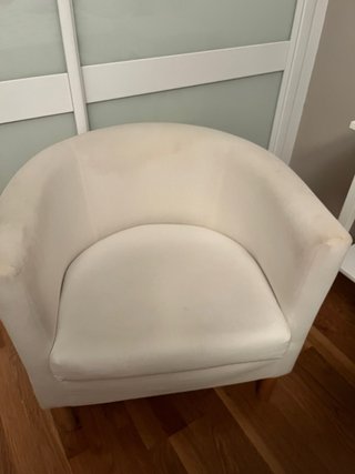Butaca Ikea beige tela