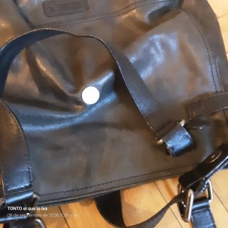 Bolso Cuero Pikolinos Negro