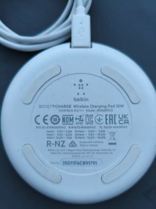 Cargador Inalámbrico Belkin BOOST↑CHARGE 10W