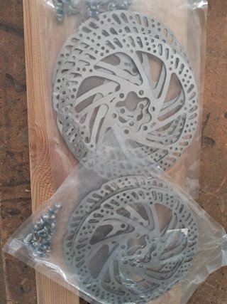 3 Discos Freno 160mm bici montaña.
