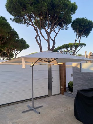 Sombrilla Ikea Blanca
