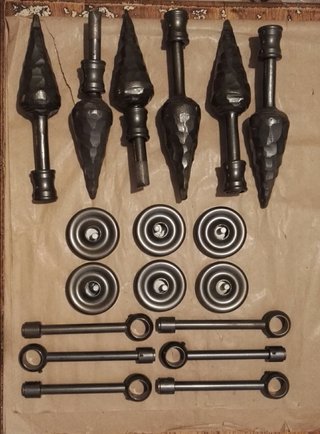 Accessori Bastoni Tende Ferro Battuto
