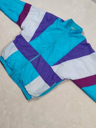 Chaqueta Retro Geométrica 80s Multicolor