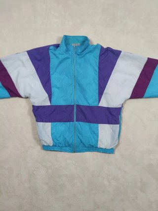 Chaqueta Retro Geométrica 80s Multicolor