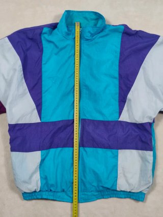 Chaqueta Retro Geométrica 80s Multicolor