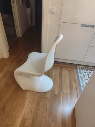 Silla Panton Blanca Diseño Moderno
