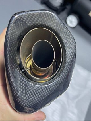 Tubo de escape Akrapovic Carbono