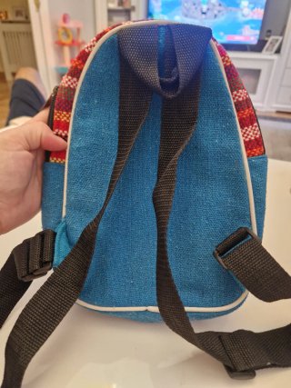 Bolso mochila étnico multicolor