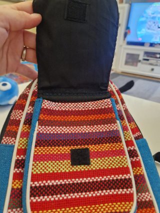 Bolso mochila étnico multicolor