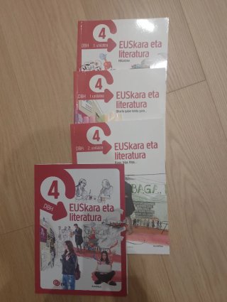 EKI proiektuko DBH4ko Euskara liburuak