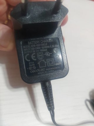 Cargador enchufe UE afeitadora