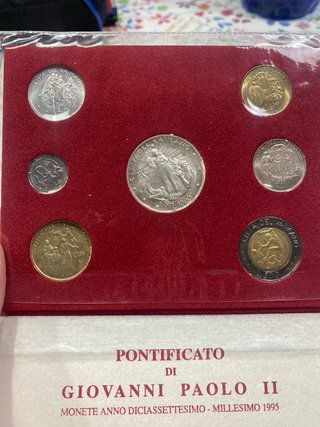 Estuche Monedas Vaticano 1995